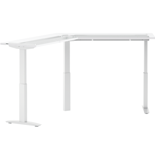 three leg electric adjustable height table bases from USA based office furniture supplier