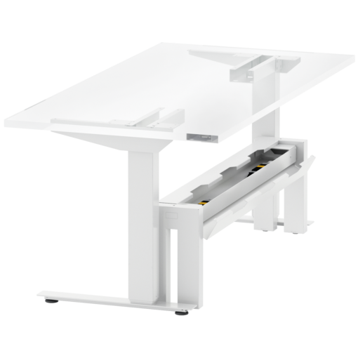 standing wire manager accessory with desk from US based office furniture supplier