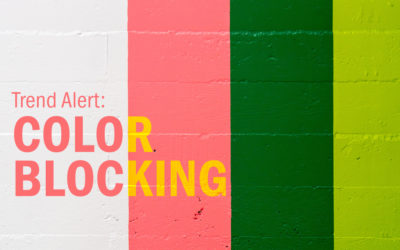 The Color Blocking Trend
