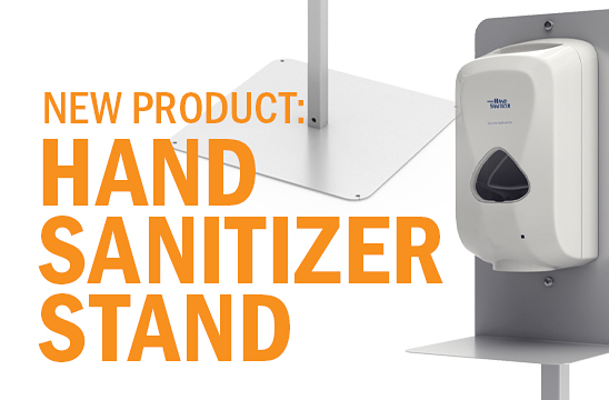 hand sanitizer dispenser stand