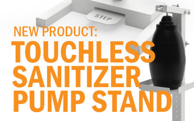 New Product Release: Touchless Sanitizer Pump Stand