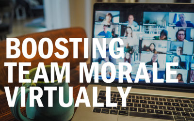 Boosting Team Morale in a Virtual Space