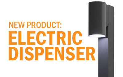 New Product Release: Single Post Electric Sanitizer Dispenser